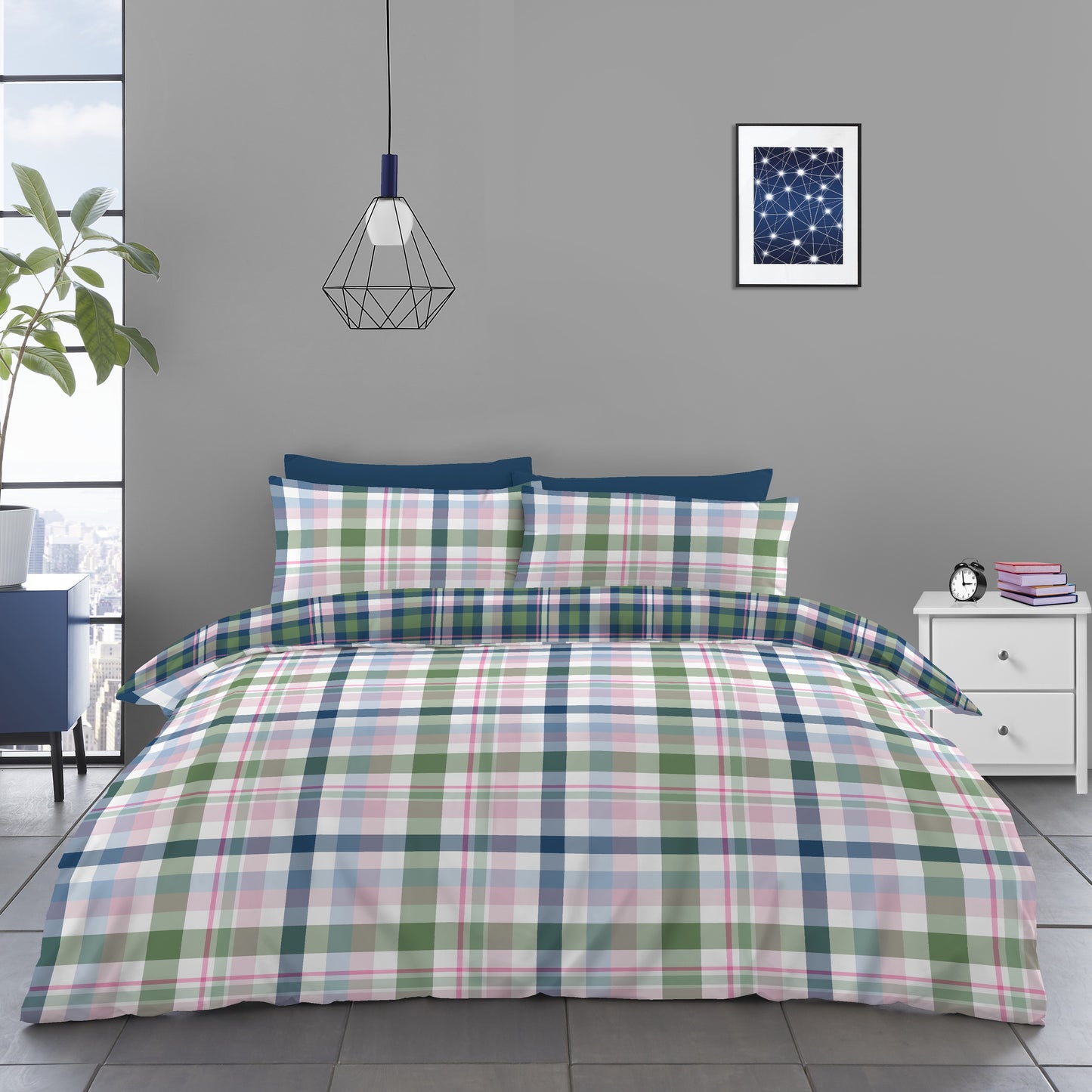 Bingley Check Duvet Cover Set