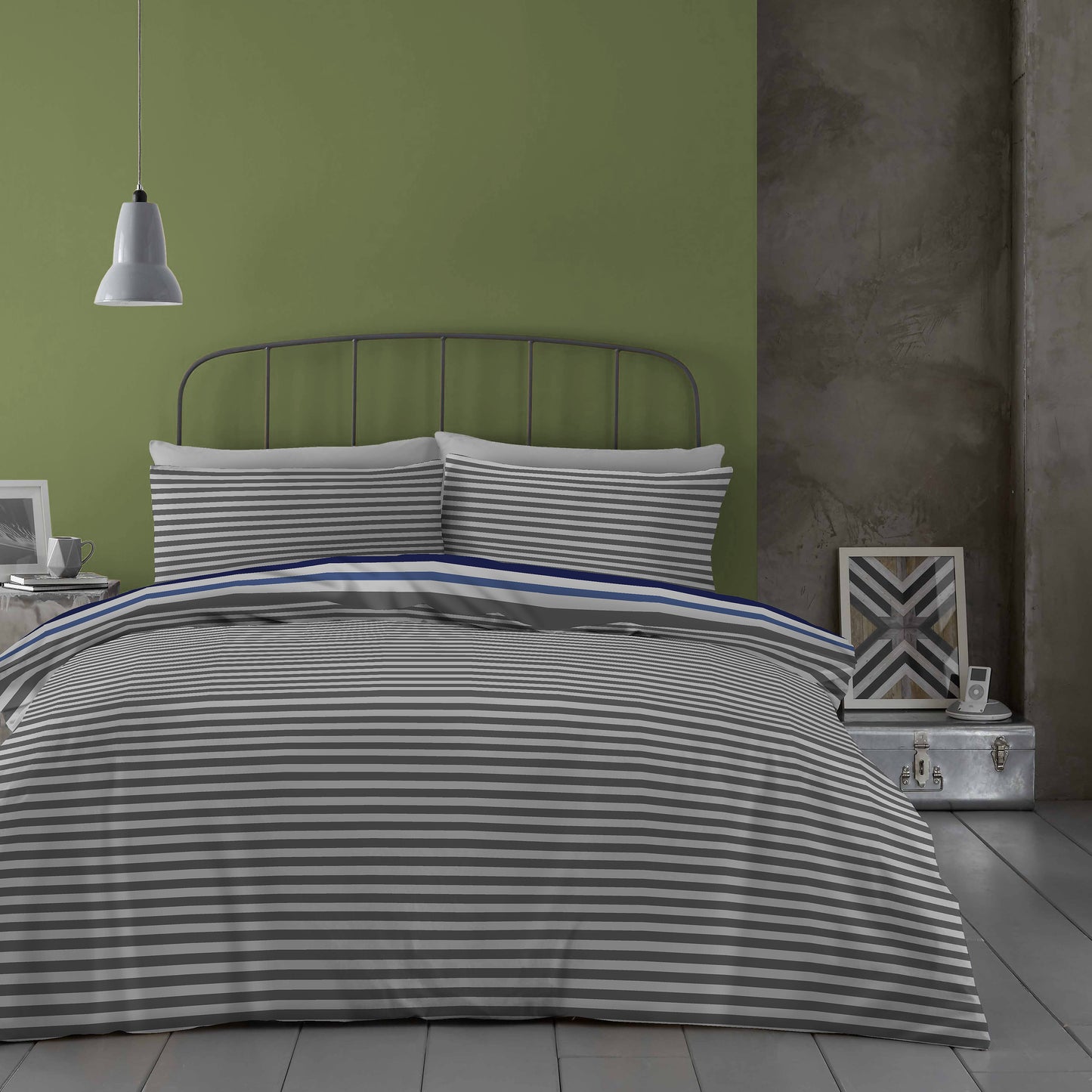 Miles Stripe Duvet Cover Set